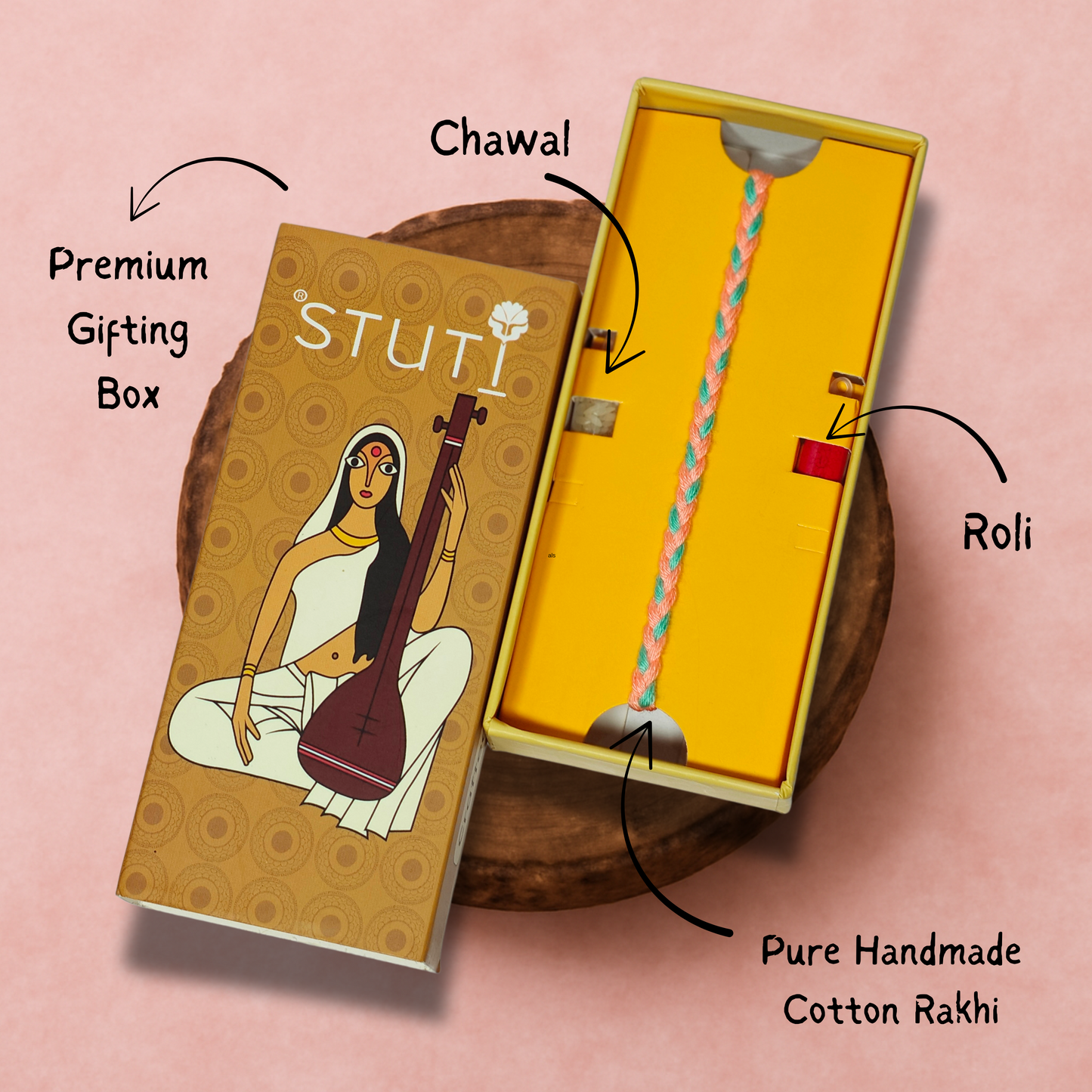 STUTI Rakhi Gift for Brother