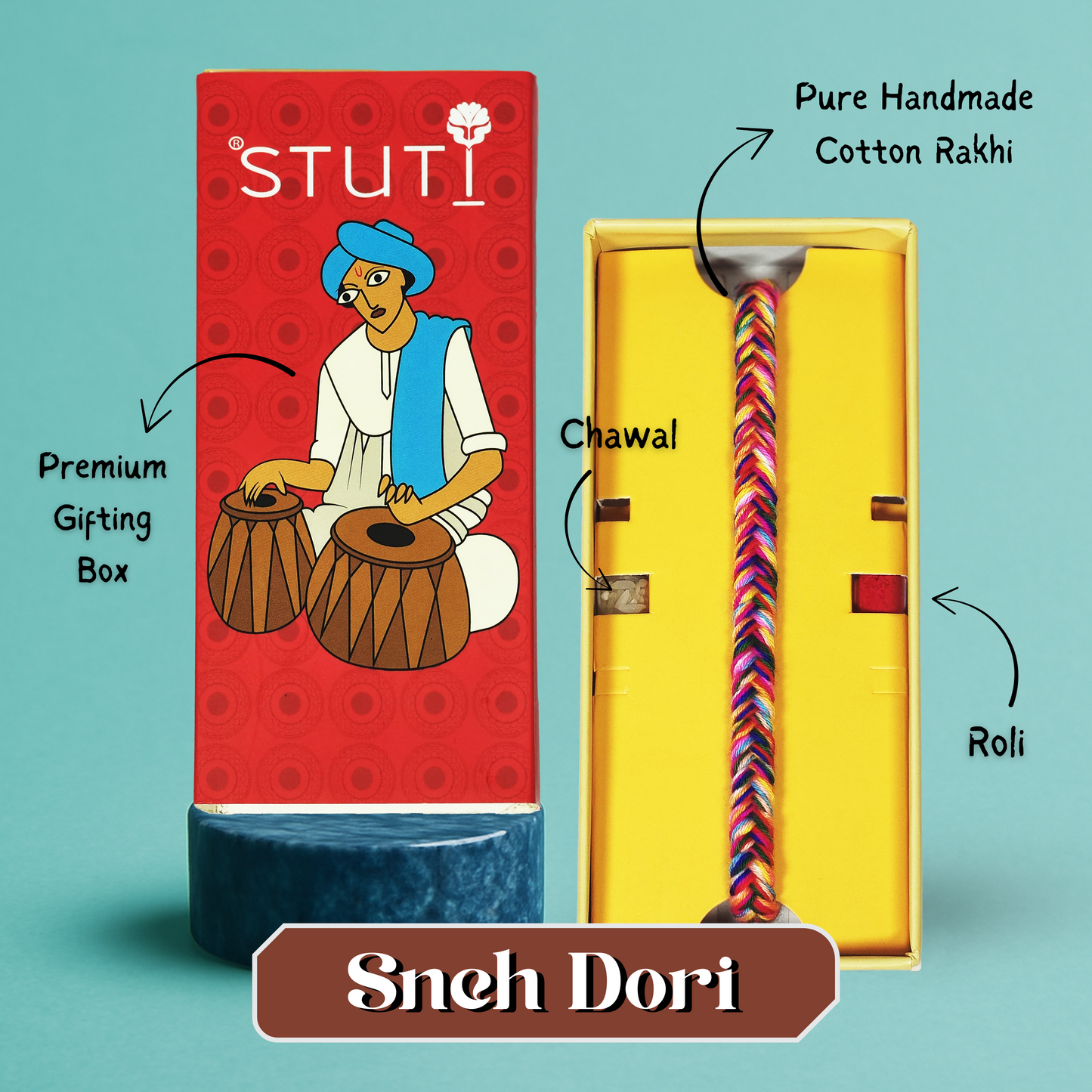 STUTI Rakhi Gift for Brother