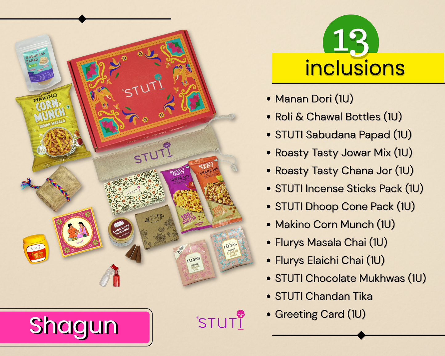 STUTI Rakhi Gift for Brother