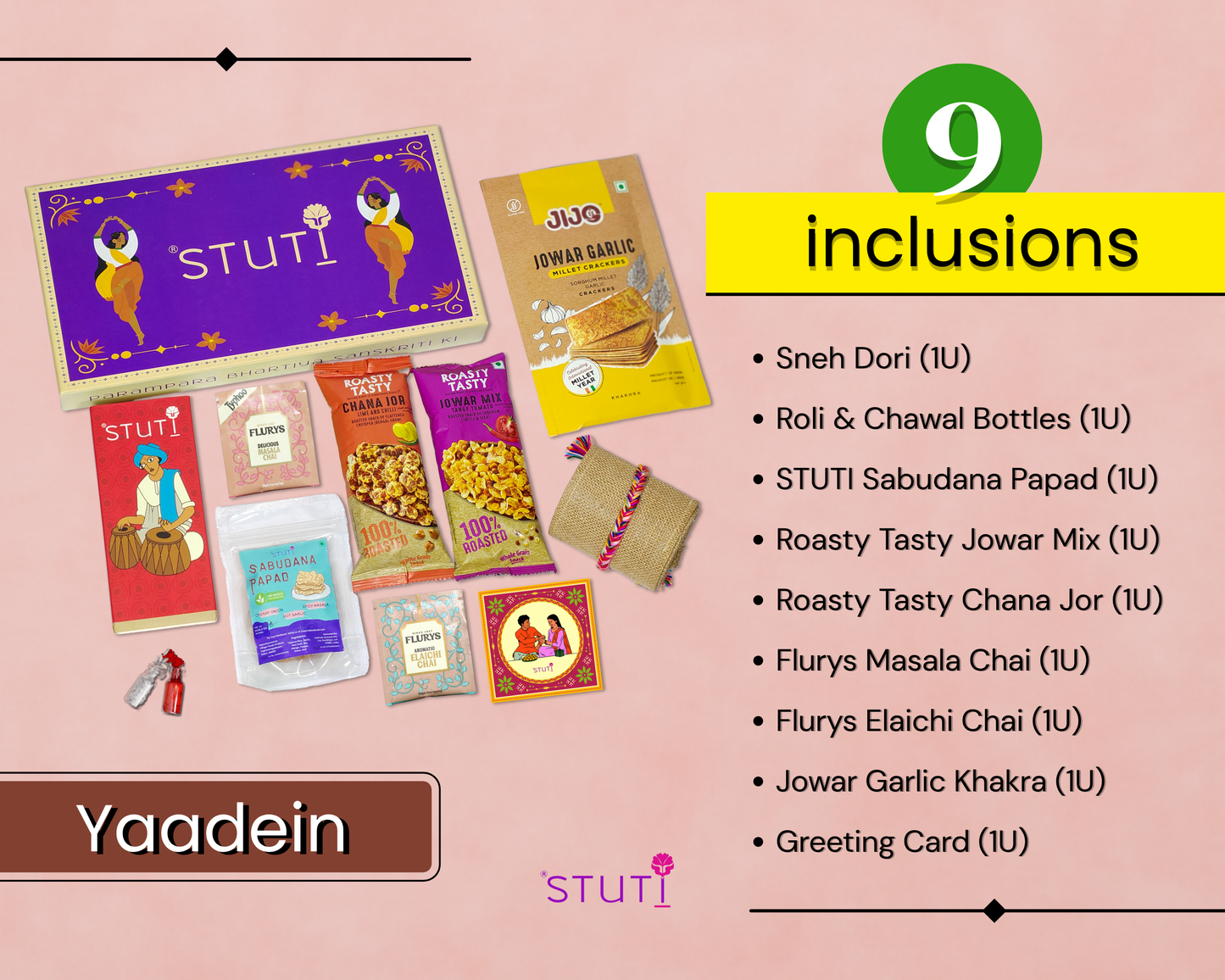 STUTI Rakhi Gift for Brother