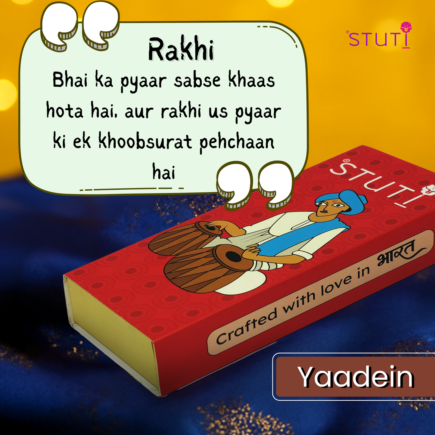 STUTI Rakhi Gift for Brother